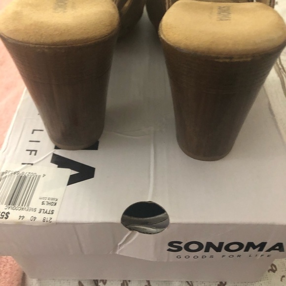 Sandals slip on with heel​ - Picture 7 of 8